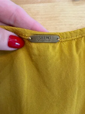Skemo Basics Flamenco Ruffle Midi Dress - Mustard Yellow thumbnail 5
