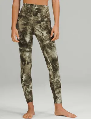 Lululemon Align High-Rise Pant 28" Diamond Dye Light Sage Medium Olive 4 thumbnail 7