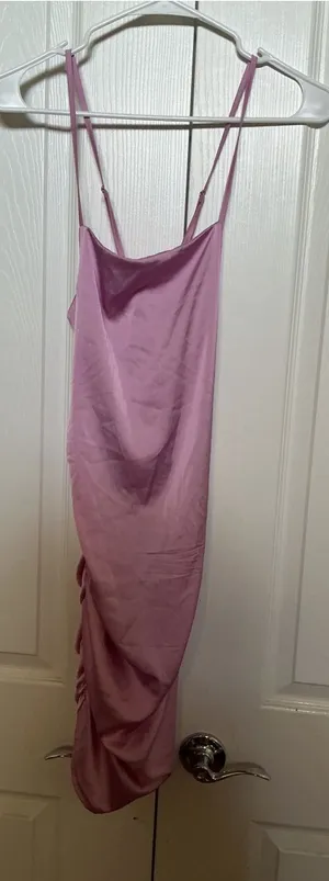 Forever 21 Dusty Lavender Satin Slip Dress thumbnail 1
