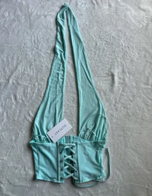 Outcast Clothing Charlee Top Ice Blue thumbnail 5
