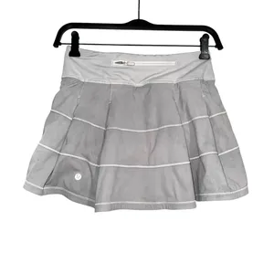 Lululemon Pace Rival Pleated Gray Mini Skort 2 thumbnail 2