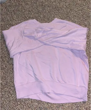 Baby pink aerie pullover thumbnail 3
