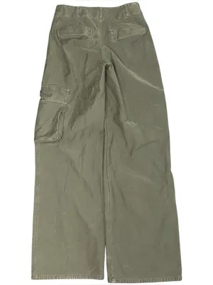 Aritzia TNA Wide Leg Cargo Pants Army Green Baggy Streetwear Contemporary Size 2 thumbnail 2