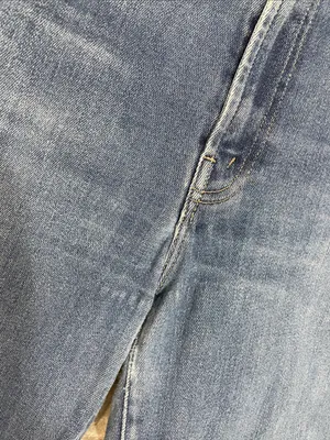 MOTHER Blue The Hustler Ankle Fray Jeans thumbnail 2