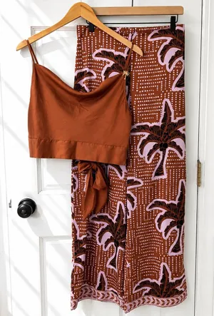 Joie NWT wide leg pants and crop top outfit set thumbnail 1