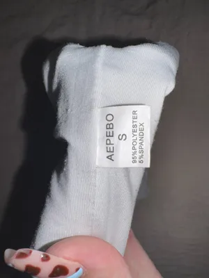 White Cotton Athletic Top thumbnail 3