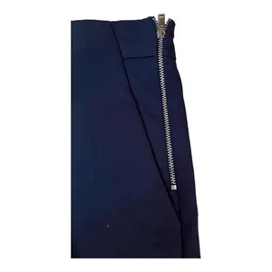 Abercrombie & Fitch‎ Woman’s Navy Side Zip High Waisted Shorts Size 0 Pockets thumbnail 4