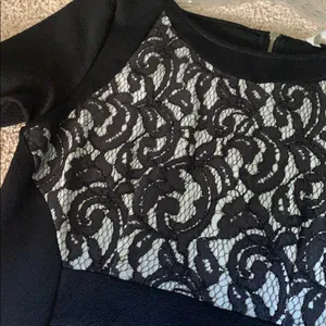 Zara black and white dress thumbnail 3