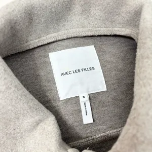 Avec Les Filles Tan Oat Melange Utility Shacket‎ Jacket Size S thumbnail 8