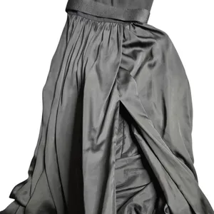 White by Vera Wang Black One-Shoulder Dress W/ Belt‎ Sash Size: 4 thumbnail 7