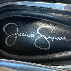 Jessica Simpson Women's Silver Metallic D'Orsay Stiletto Pointed Pump Heels 6.5 thumbnail 5