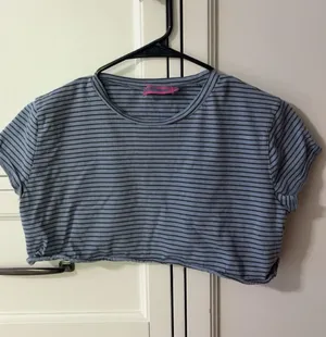 Edikted striped crop top thumbnail 1