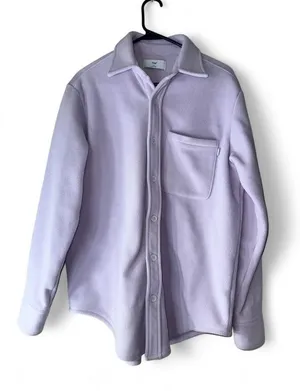 Aritzia tna lavender fleece button up |2| thumbnail 1