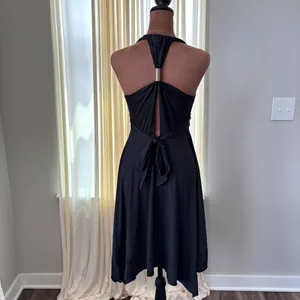 Y2K Vintage Paradise Halter Dress M Handkerchief Whimsigoth Clubwear Party Glam thumbnail 2