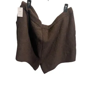 Auden Sweater Knit Brown Drawstring Shorts Women’s Casual‎ Lightweight 2X thumbnail 4