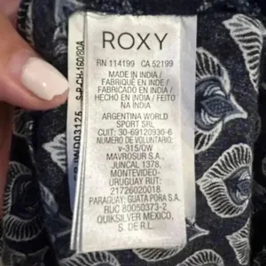 Roxy Women's Sleeveless Maxi Dress‎ Navy/White Pattern Size S Casual thumbnail 4