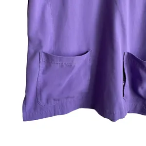 Beyond Scrubs Women Top‎ M Purple Medical Uniform Nurse Workwear Dental Casual thumbnail 4