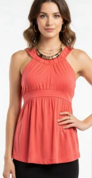 Guess Marciano Pink Sleeveless Strappy Open Back Top XS thumbnail 1