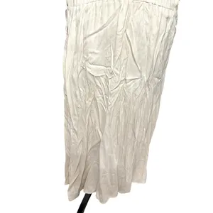Halogen Midi Wrap Dress Notch Lapel Sleeveless Elastic Waistband Cream W 1X NWT thumbnail 7