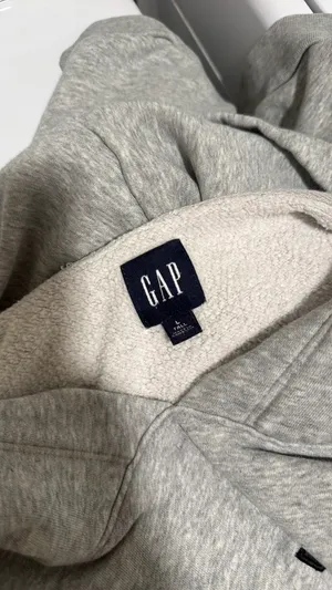 Gap Grey Sweatshirt Hooded thumbnail 5