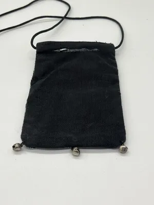 Sequin Elephant Crossbody Bag Womens Mini Black Boho Tribal Festival Zip Bells thumbnail 2