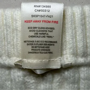 For love & Lemons cream neutral cable knit shorts women’s size medium thumbnail 9