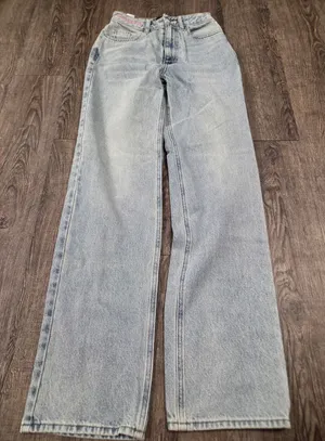 Playboy Bunny Jeans by Pacsun Light Wash Grunge Straight Leg Size 25 thumbnail 1