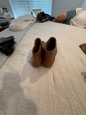 Frye Women's Brown Leather Ankle Boots Size 8.5 B thumbnail 2