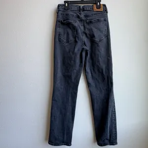 Aritzia Denim Forum Jeans 26x27 Arlo Organic Straight Solid Black Size 26 LONG thumbnail 5