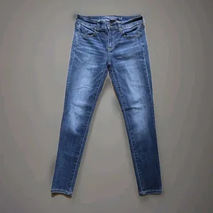 American Eagle Outfitters Super Super Stretch Wash Jeans Women Size 4 Skinny thumbnail 2