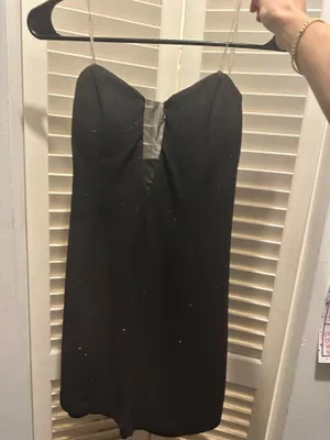 Windsor Black Mini Sparkly Dress thumbnail 1