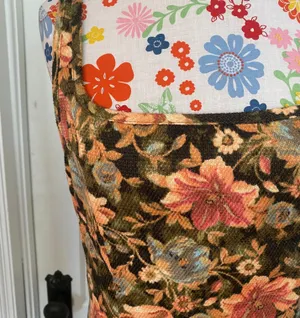 Cider Floral Forever Corduroy Slit Dress thumbnail 2