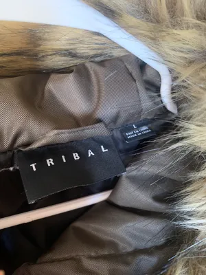 Tribal Olive green winter coat thumbnail 3