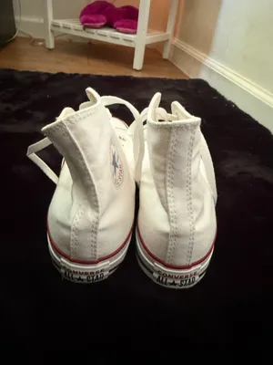 White Converse High-Top Sneakers thumbnail 2