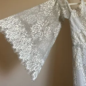 Elliatt white & black lace romper‎ thumbnail 10