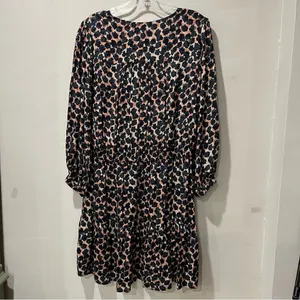 Velvet‎ by Graham & Spencer Mini dress V Neck Long Sleeve Size Medium Geometric thumbnail 9