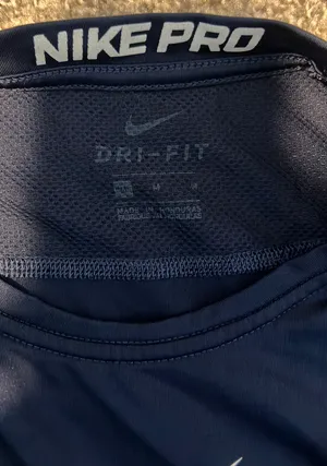 Nike Navy  Pro Shirt thumbnail 3