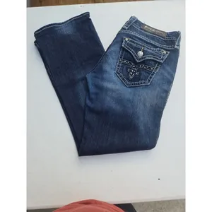 Rock Revival camila Boot Cut Jeans Women's 30 Distressed Embroidered thumbnail 13