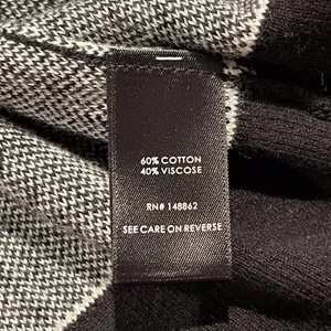 Torrid Cardigan Sweater Long Houndstooth Academia Preppy Black White 0 Large 12 thumbnail 4