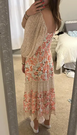 Umgee Mixed Pattern Dress thumbnail 2