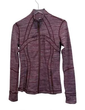 LULULEMON Women’s Define Jacket Edged Stripe‎ Jacquard Blueprint Royal Ruby thumbnail 1
