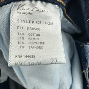 Kancan Size 27 Cutoff Blue Jean Denim Shorts Style KC6111-CLM‎ Cut 38580 thumbnail 4