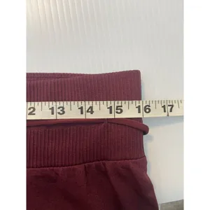 Gymshark Vital Seamless 2.0 High Rise Joggers Baked Maroon Marl Size Medium Run‎ thumbnail 11