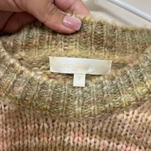LoveShackFancy Aquarius Pullover Sweater Multicolor Small Women thumbnail 3
