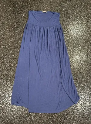 Ekouaer Blue Sleeveless Large Women’s Maxi Dress thumbnail 1