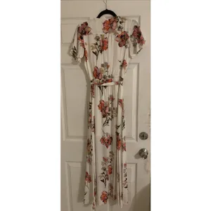 Miss Me long boho floral dress, size S Neck V thumbnail 4