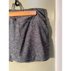 Head Women's Size Medium Athletic Skort Skirt Shorts Dark Heather Gray Textured thumbnail 7