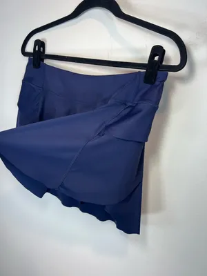 Zyia Active Skort Skirt Navy Blue Mini Pockets Golf Pickleball Athletic Size Lg thumbnail 4