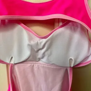Shein pink one peice cut out bathing suit thumbnail 4