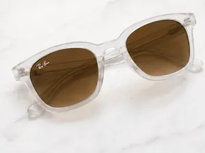 Ray-Ban Zaya Bio based White Frame with Brown Lens thumbnail 2
